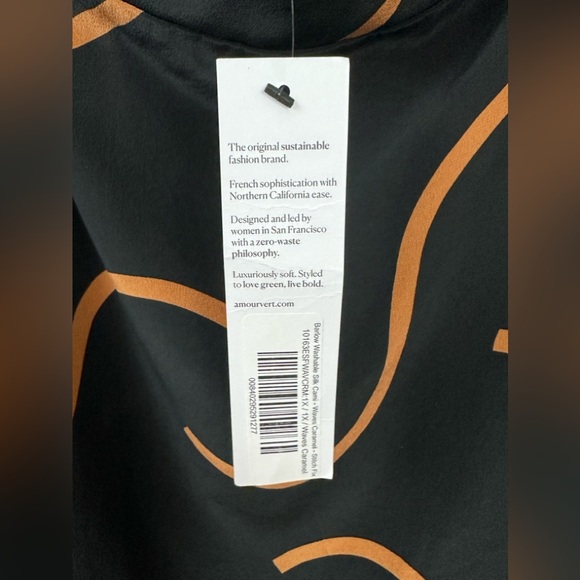 Amour Very Barlow Washable Silk Cami - Waves Carmel Color -       Size 1… - Picture 8 of 10